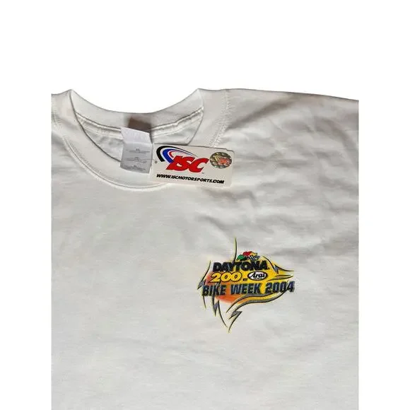 Vintage Y2k Daytona 200 Bike Week Biker T-Shirt - Picture 4 of 5